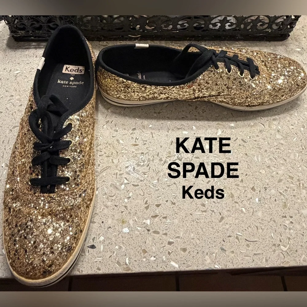 Keds/Kate Spade Shoes Gold 8.5